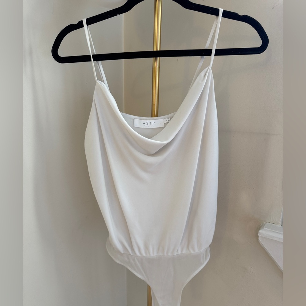 ASTR the label Cowlneck bodysuit- small